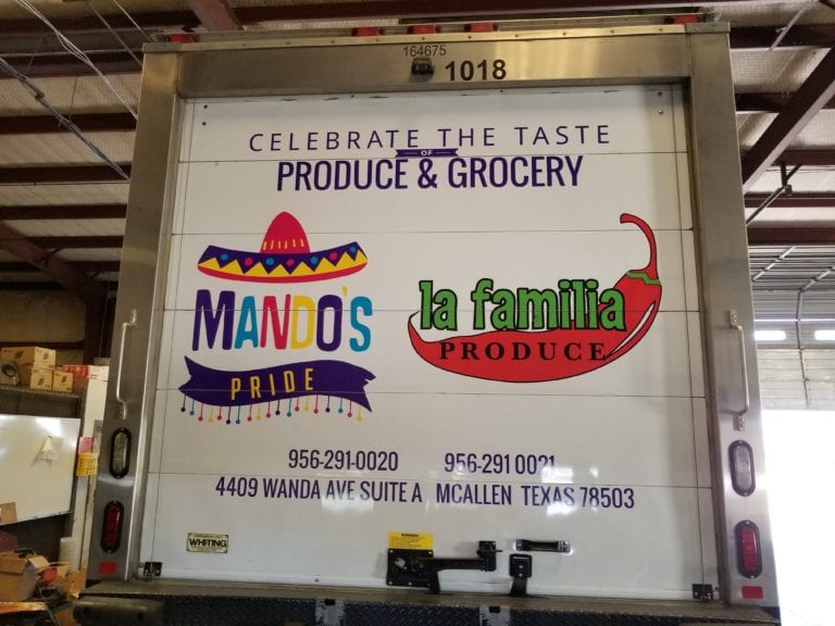 Nogales Produce Fleet Graphics Mobile Media Graphics