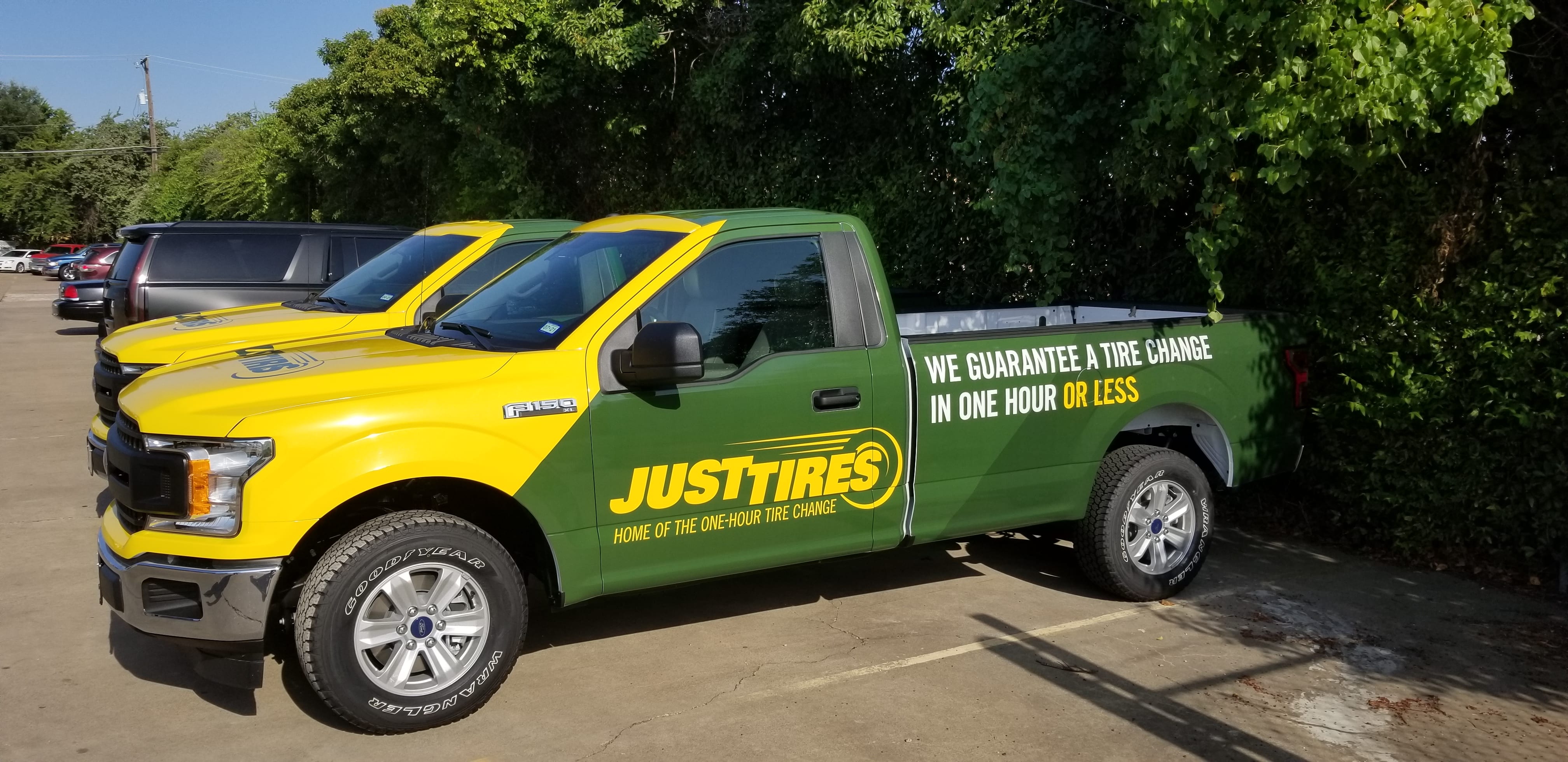 Just Tires Fleet Wraps Mobile Media Graphics