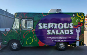 Serious Salads Food Truck Wrap