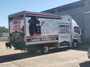 Texas Mobile Tire Truck Wrap