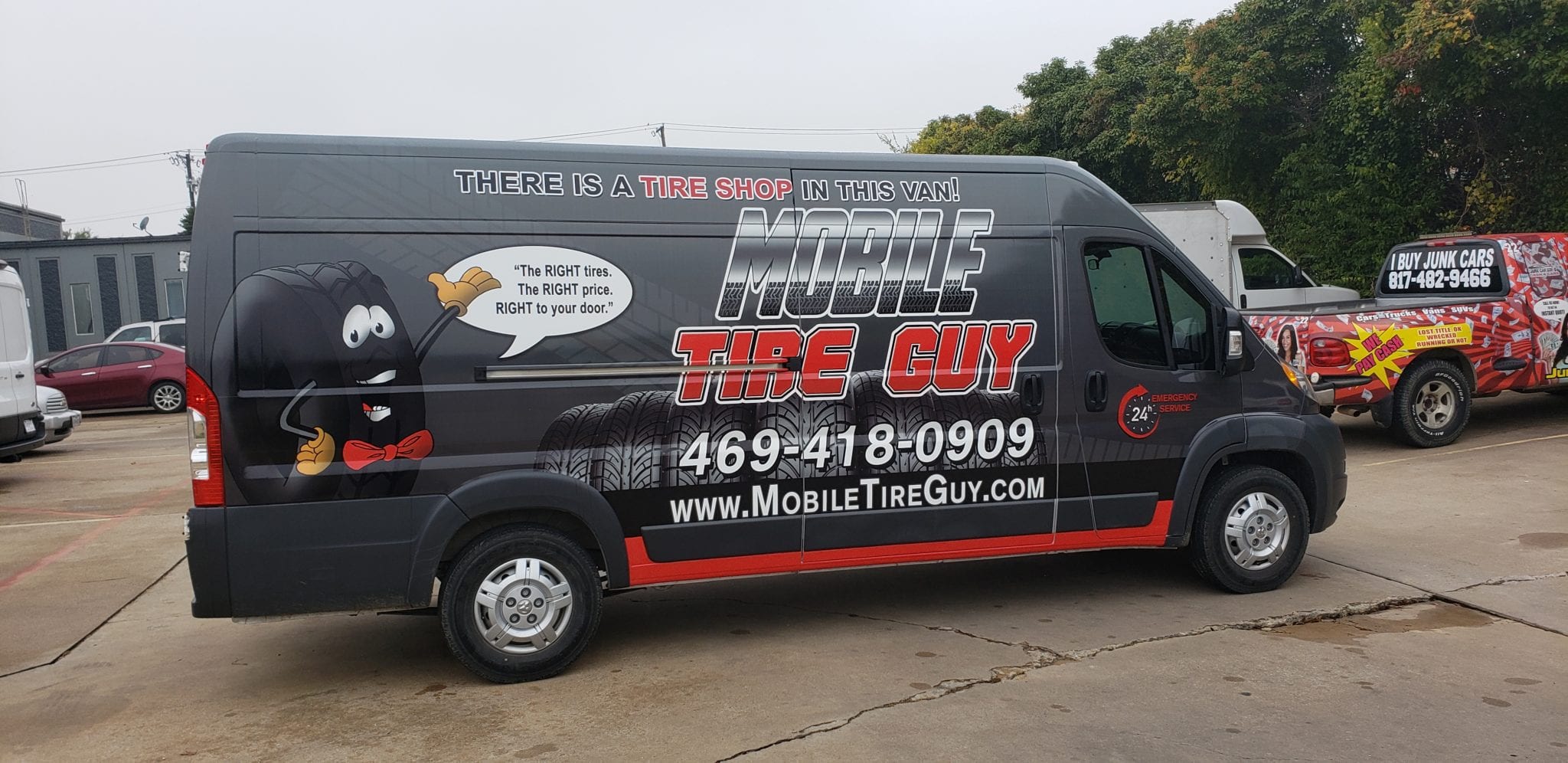 Mobile Tire Guy Van Wrap Mobile Media Graphics