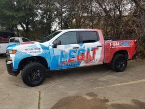Legit A/C Truck Wrap