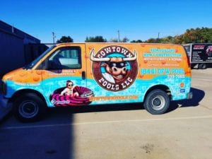 Cowtown Pools Business Wrap