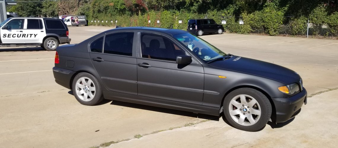 car wrap 3m matte black