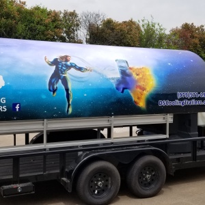 D&S Cooling Trailers Commercial Wrap