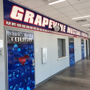 Grapevine High School Window  and locker Graphics