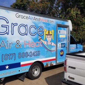 Grace Air & Heat Box Truck Wrap