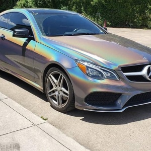 3M Gloss Flip Psychedelic Mercedes Car Wrap