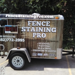 Fence Staining Pro Trailer Wrap