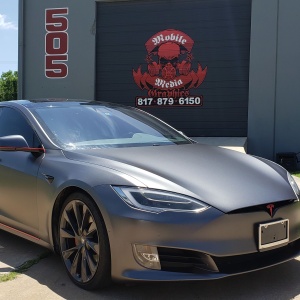 3M Satin Dark Grey Tesla Color Change