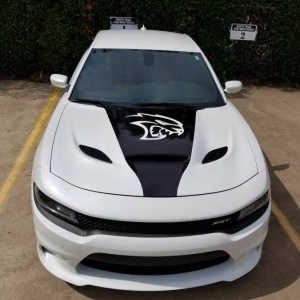 Hood Graphic on Charger